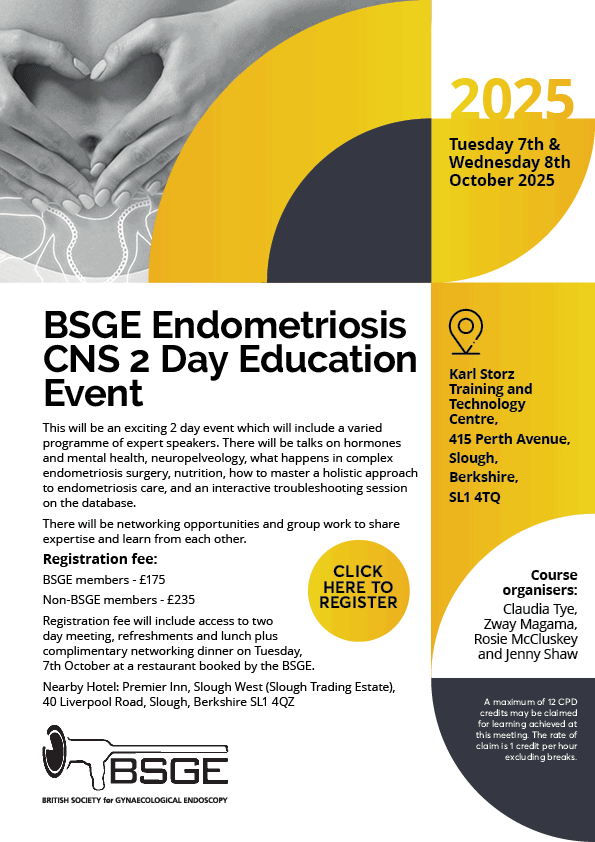 BSGE Endometriosis CNS 2 Day Education Event