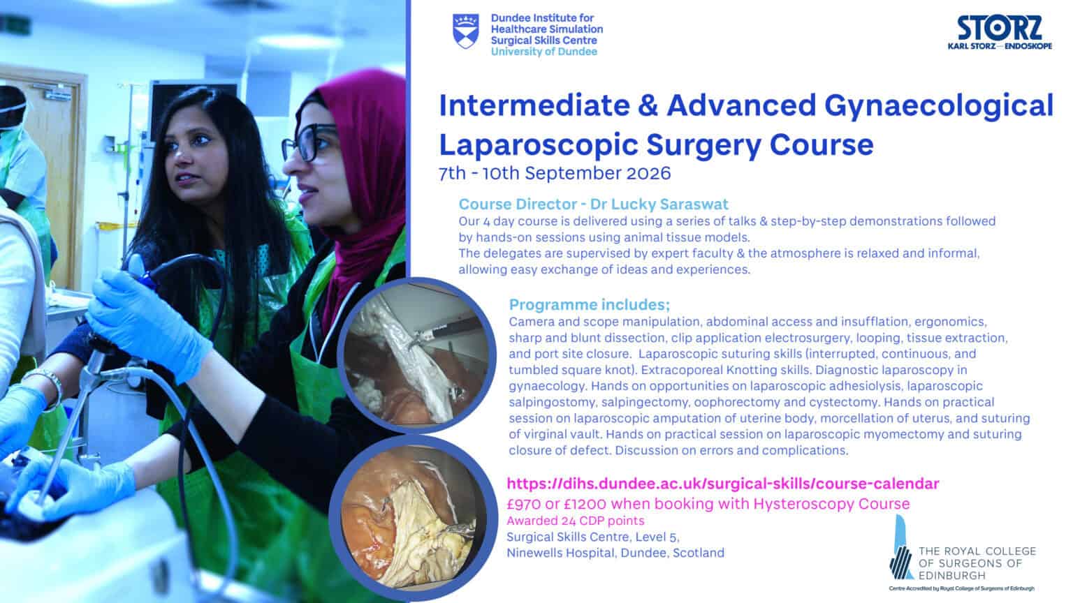 Intermediate and Advanced Gynaecological Laparoscopic Surgery | BSGE